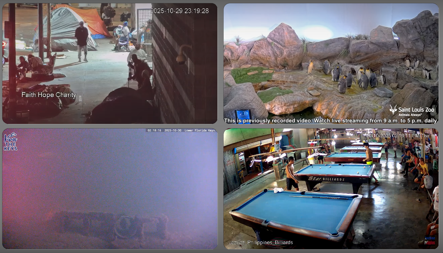 10/30/2025: Added more cams